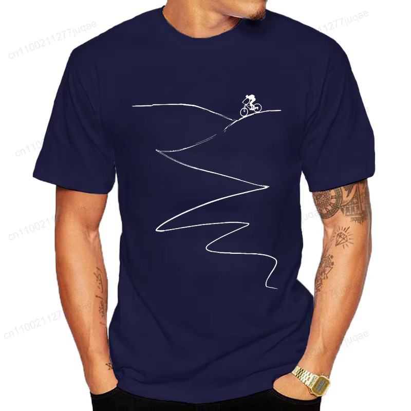 Cyclisme vélo VTT pour cyclistes T-Shirt pour hommes femmes à manches courtes drôle