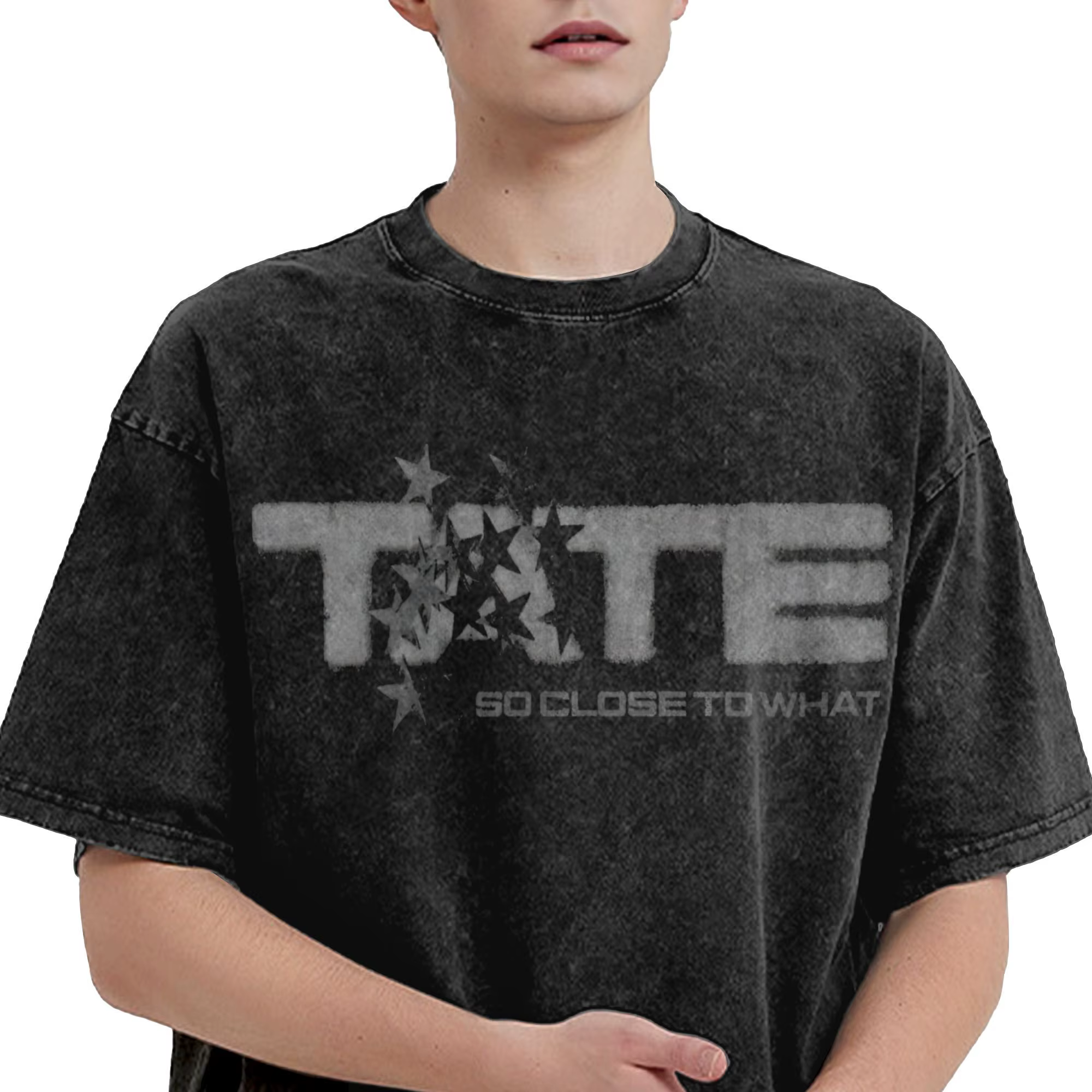 T8 maillot de Football Tate Mcrae lavé T-Shirts Streetwear Hip Hop Vintage T-Shirts hommes femmes 100% coton Harajuku imprimé