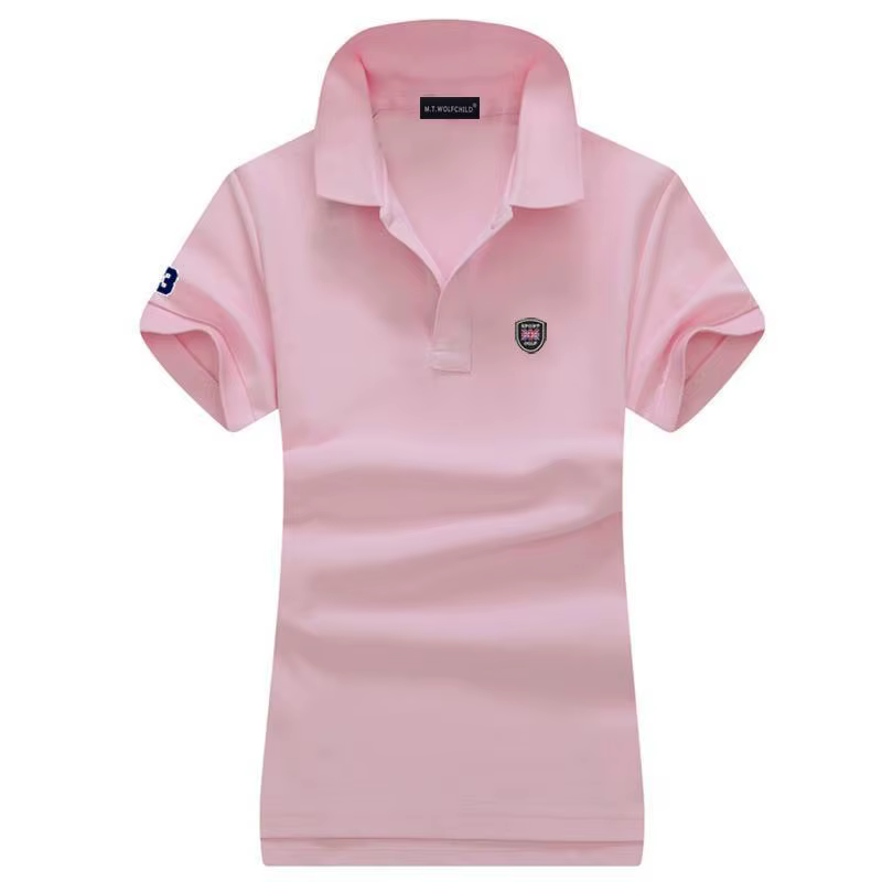 Vêtements de mode Polos Femme été nouveau Polo pour femmes chemise à manches courtes col
