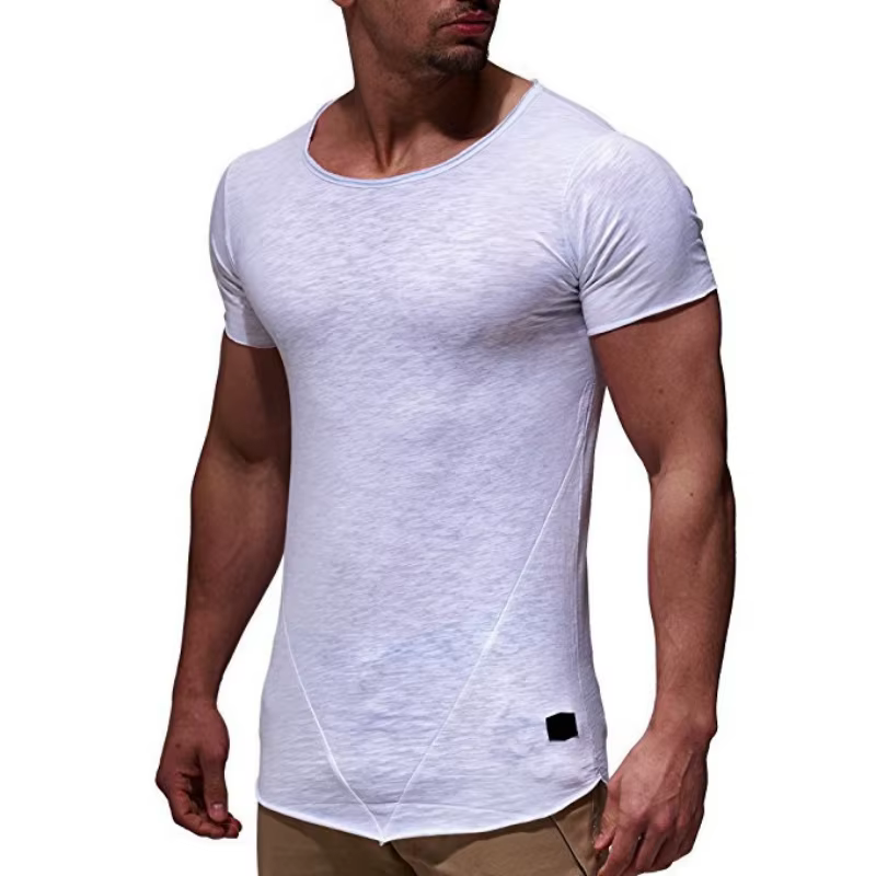MRMT 2026 Nouveau T-shirt Homme Tendance Motif Cœur de Poulet Col Rond