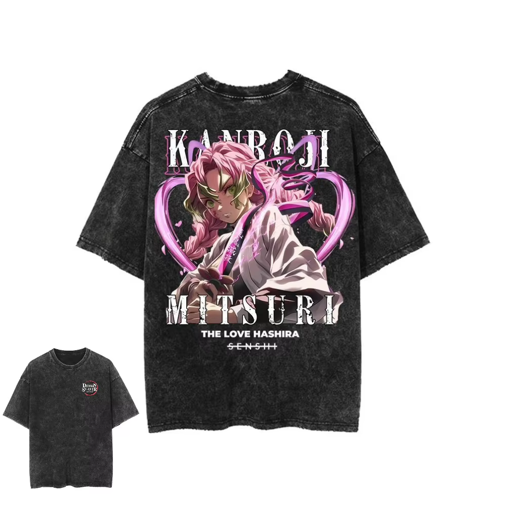 T-shirt vintage Demon Slayer Nezuko Kamado Anime pour hommes et femmes