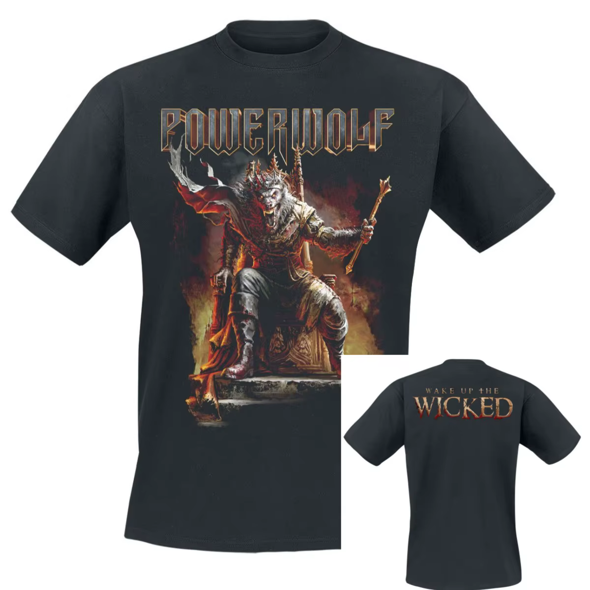 T-Shirt Via Dolorosa Powerwolf pour hommes et femmes