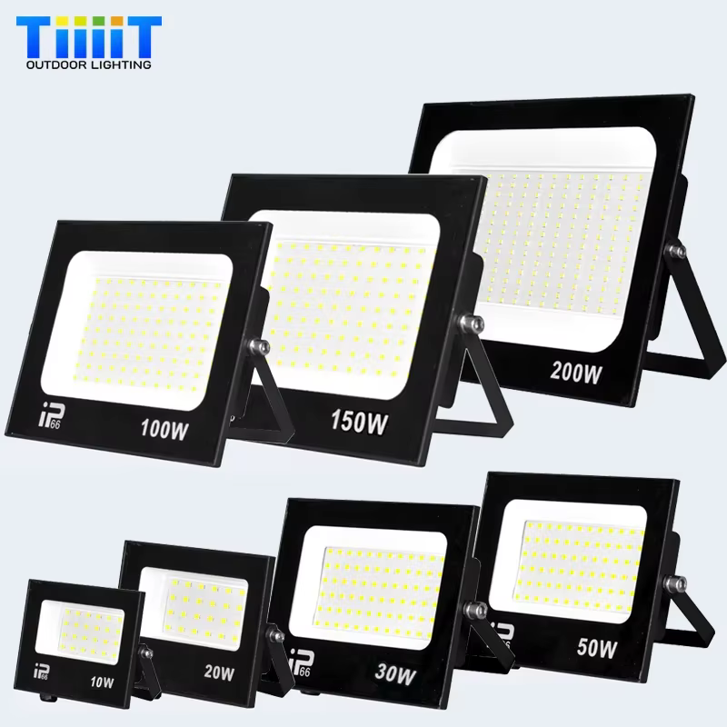 Éclairage LED extérieur IP66 étanche chemin lumière projecteur 10W 20W 30W 50W 100W 200W