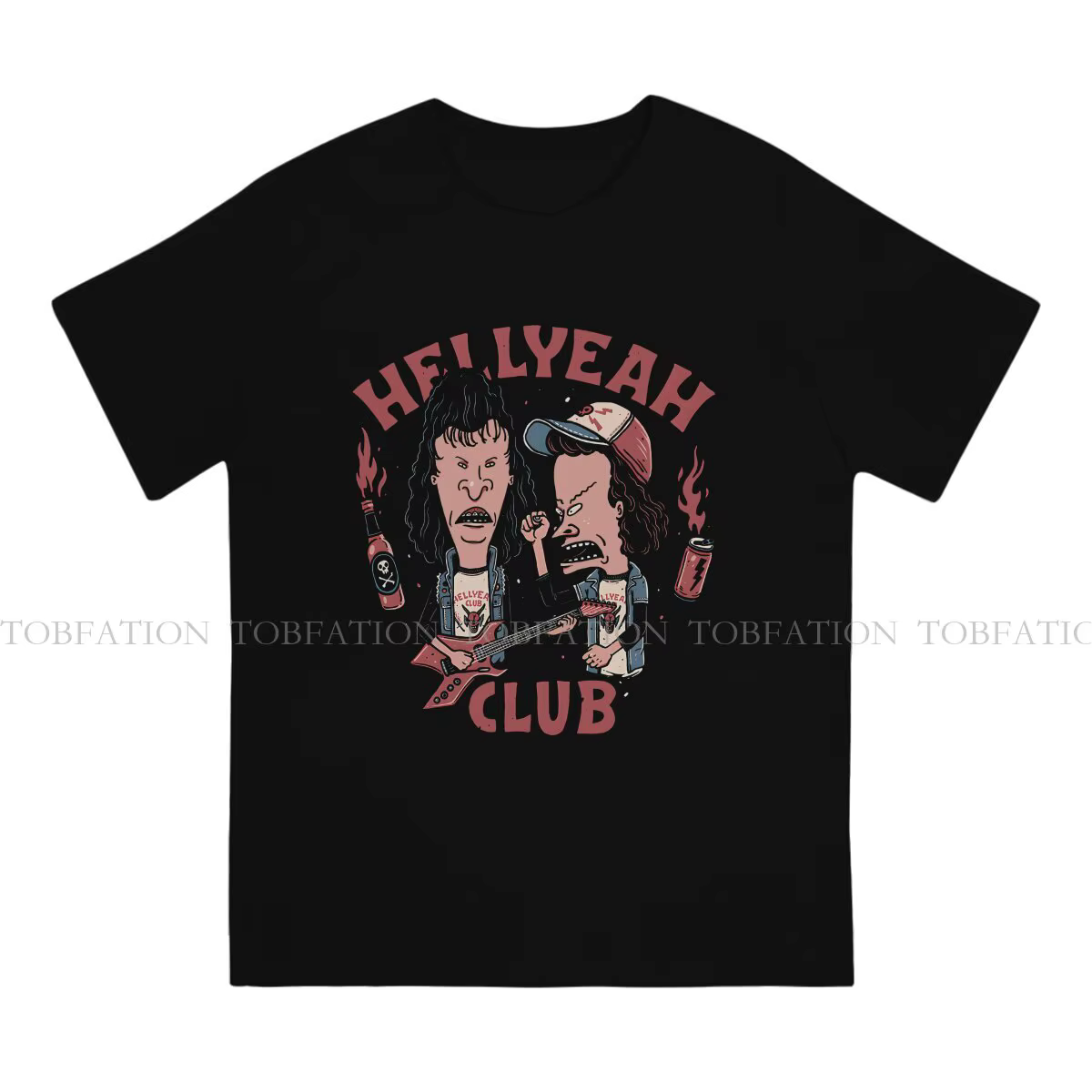 T-shirt Beavis and Butthead Hellcapted Club pour hommes