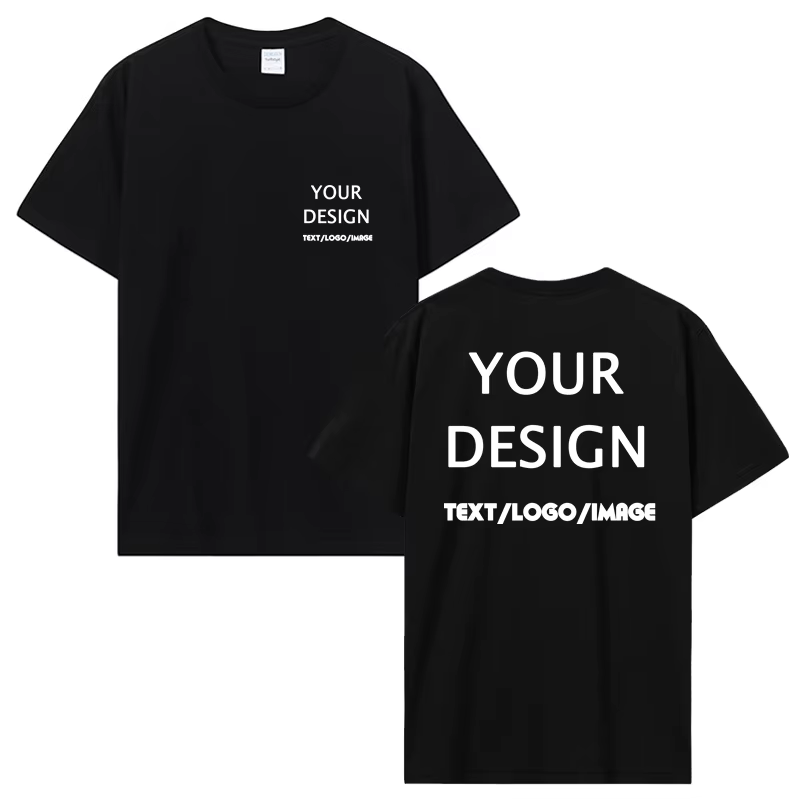 Bricolage personnalisé hommes femmes T-shirt personnaliser conception Logo