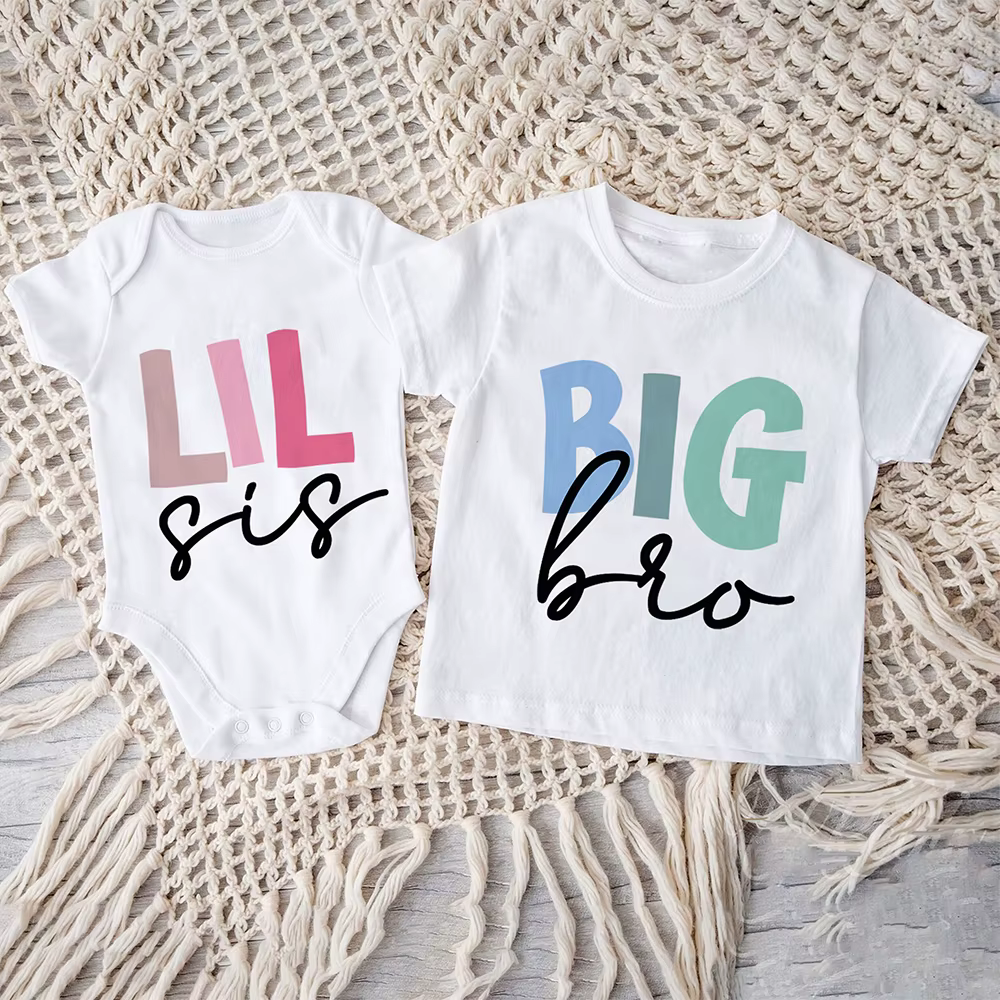 Chemises assorties pour la famille Big Brother Little Sister
