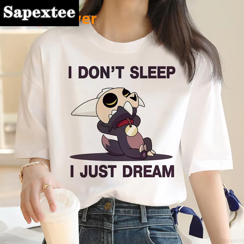 Owl House t petit haut t-shirts femmes streetwear japonais blanc t-shirt drôle
