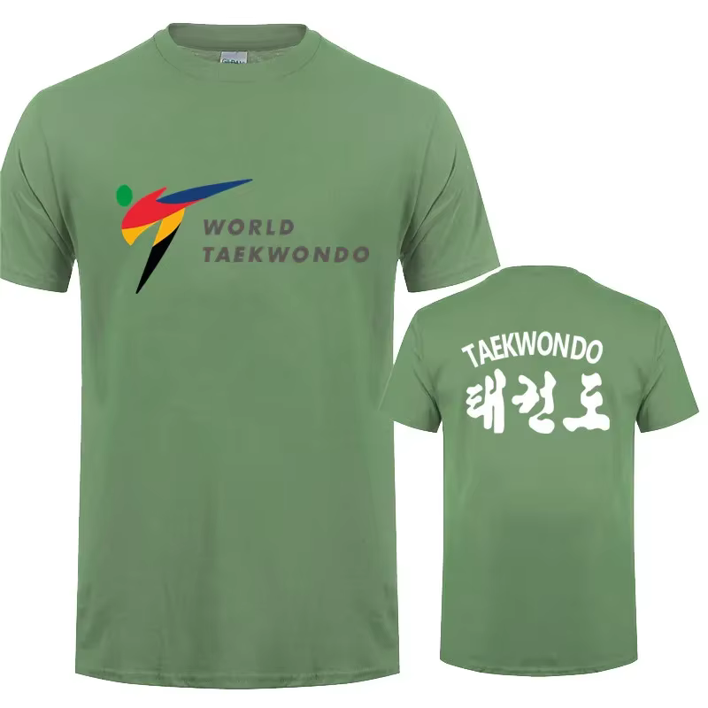WTF T-shirt Taekwondo Federation pour hommes