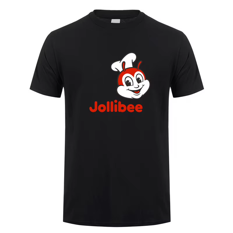 Jollibee t-shirt été hommes coton à manches courtes T-shirts drôle