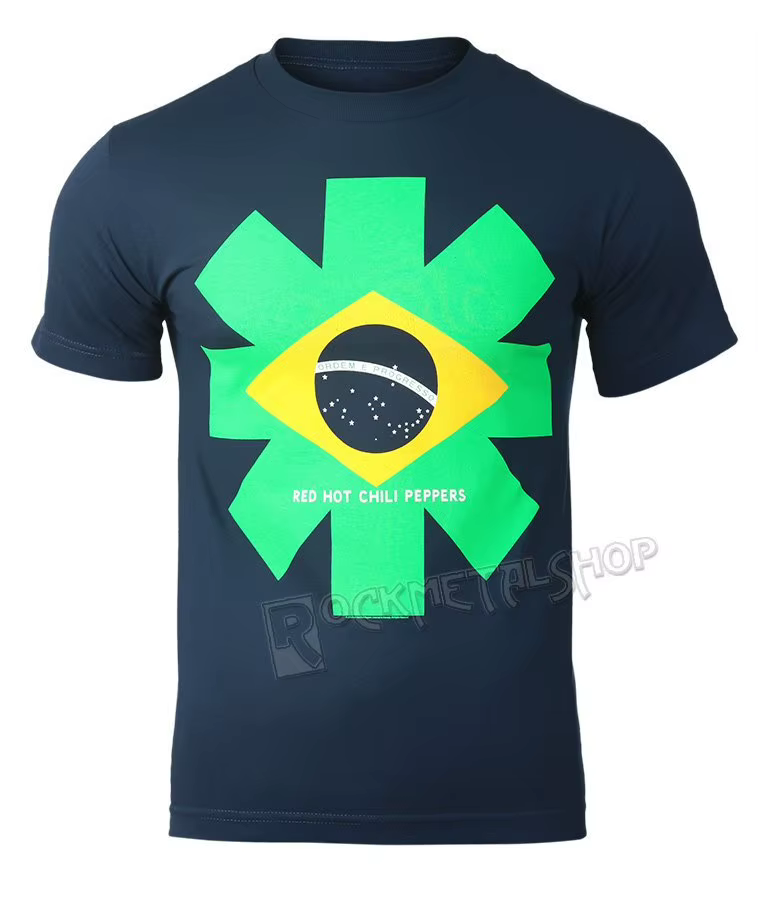 T-shirt en coton américain à manches courtes Red Hot Chili Peppers 2026 - Confortable