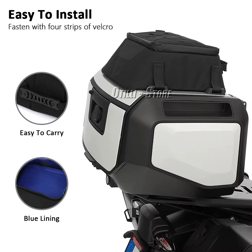 Sac de rangement portable étanche Vario Top Case pour moto, sacoche de voyage, sac de rangement supérieur 2023-2026 pour BMW R1300GS R 1300GS R 1300 GS