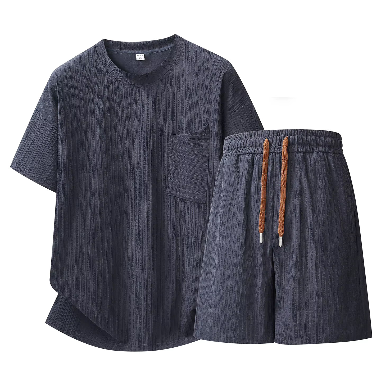 【Top 5-Point Pants】Ensemble T-shirt pour homme