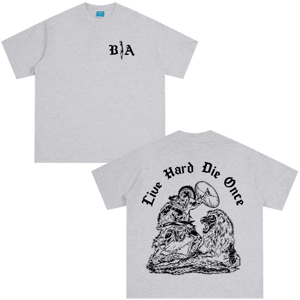 T-shirt à manches courtes en pur coton pour hommes et femmes