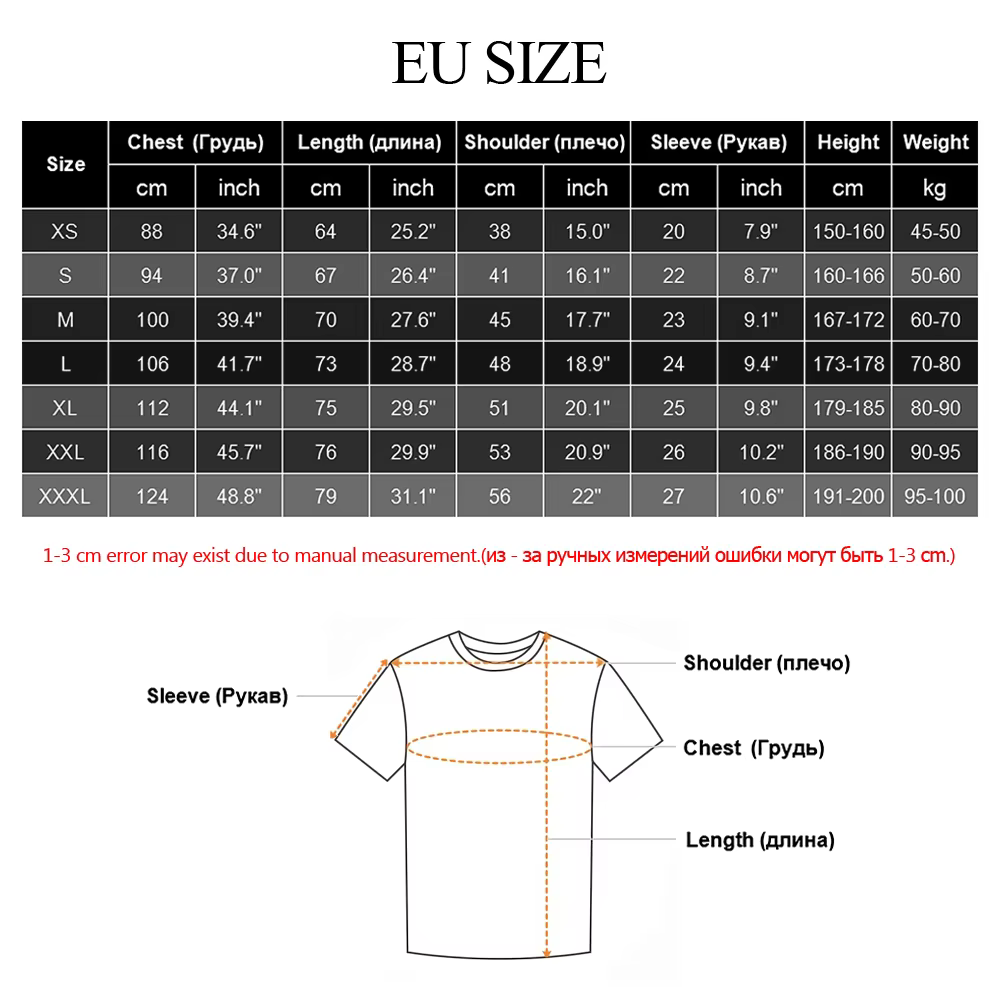 T-shirt en coton personnalisé pour hommes