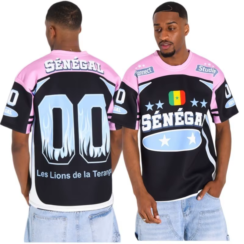 T-shirt Commémoratif Lion Cinq Étoiles Sénégal 2026