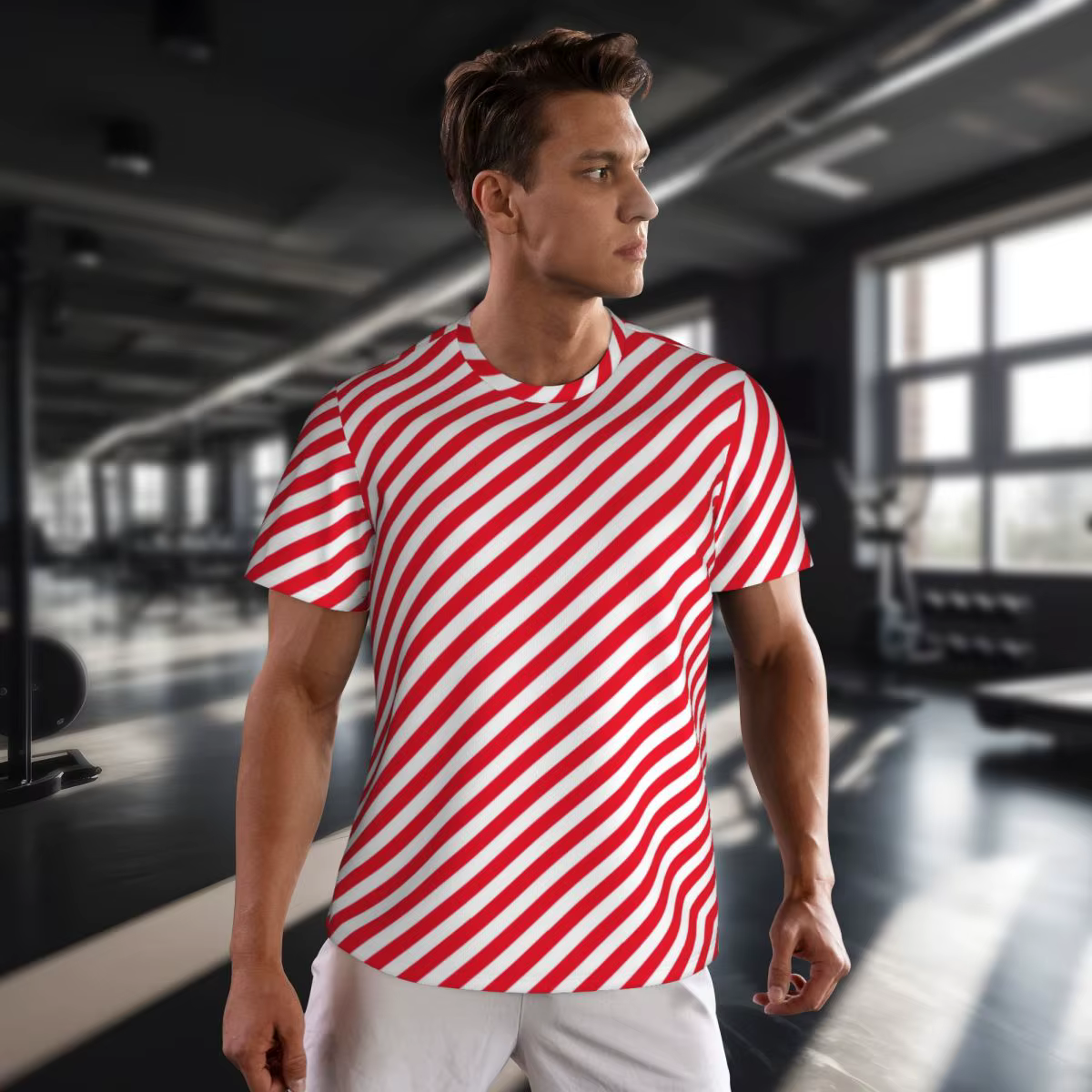 T-shirt de gymnastique elfe de Noël pour hommes