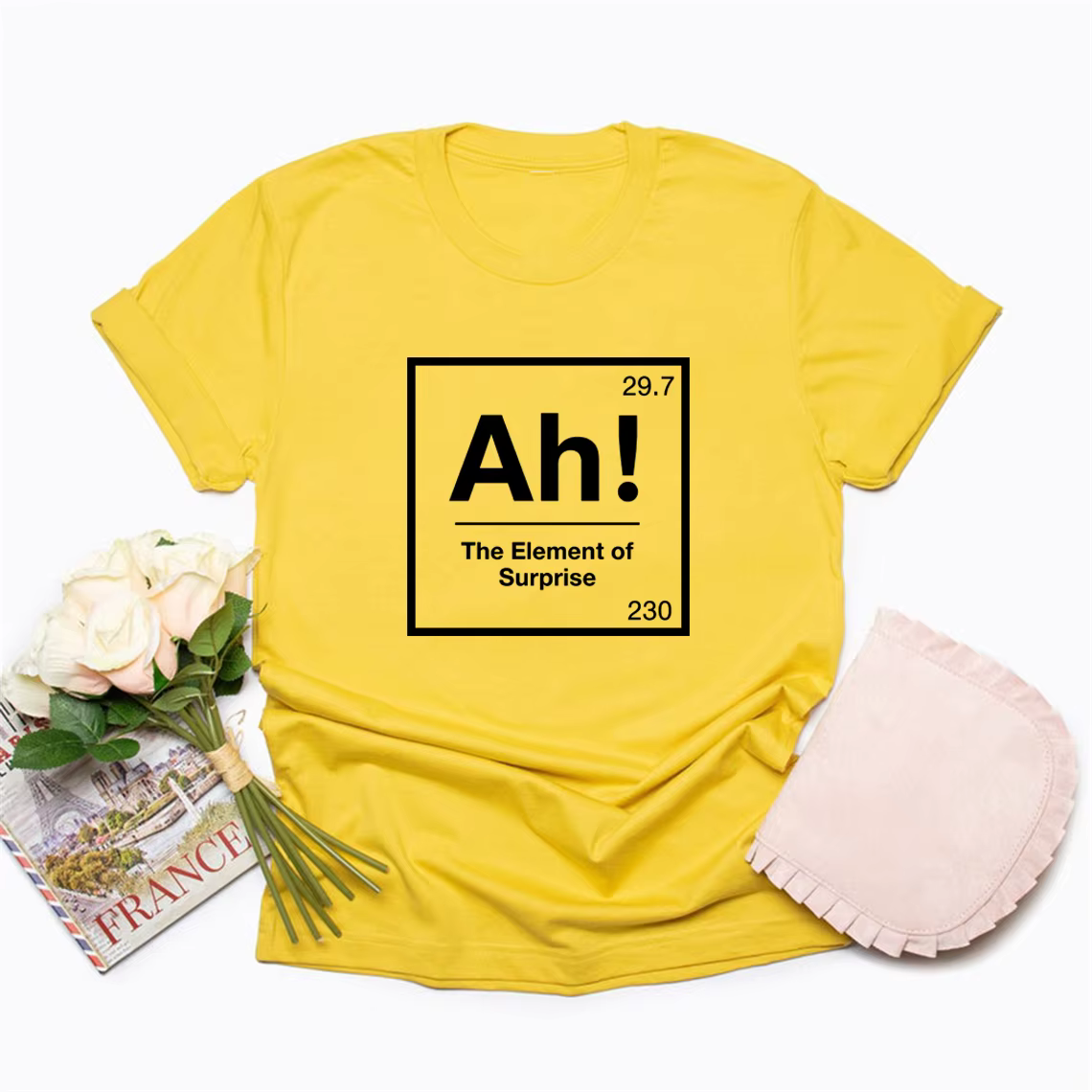 T-shirt « Ah l'élément de la surprise » – Projet Hail Mary – Blague de chimie