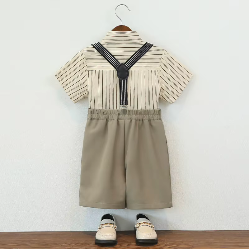 Ensemble chemise à manches courtes pour garçons