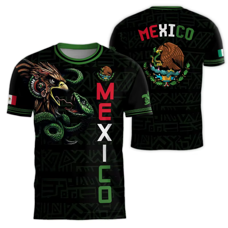 T-shirt Mexique Aztèque Homme Femme