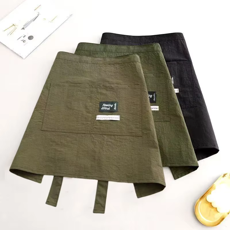 Tablier une pièce en toile pour femme pour cuisine et serveuse