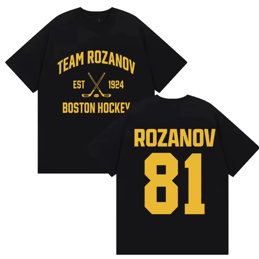 Rivalry chauffé unisexe coton Boston Raiders maillot chemise surdimensionné ilya rozanov 81 graphiques hommes femmes à manches courtes pas cher t-shirt