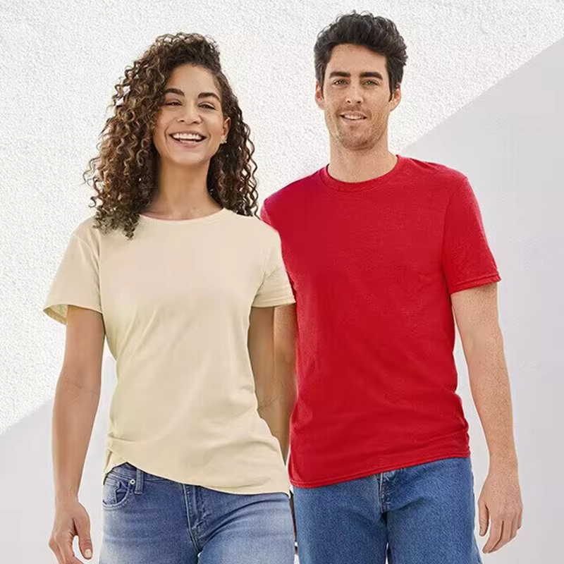 T-shirt en coton personnalisé avec logo