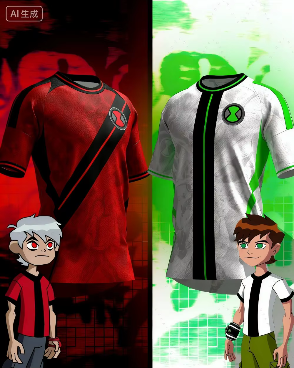 Le nouveau t-shirt pour homme à motif de personnage animé Beni Tanisson
