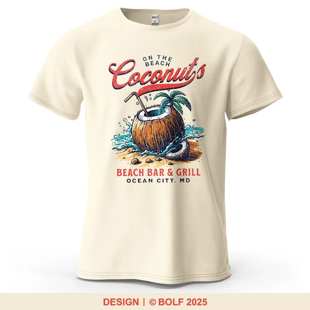 T-shirt à manches courtes imprimé vintage 100 % coton pour homme et femme