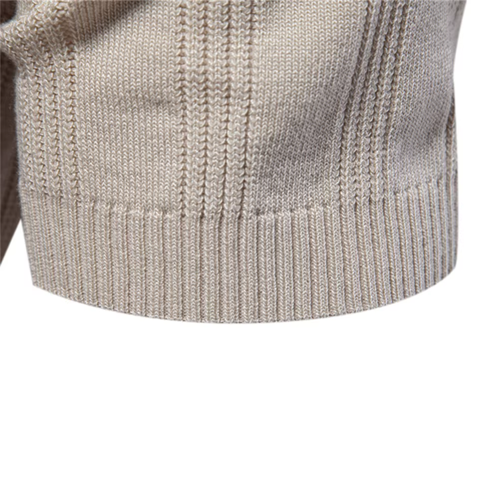 Polo texturé en tricot pour hommes