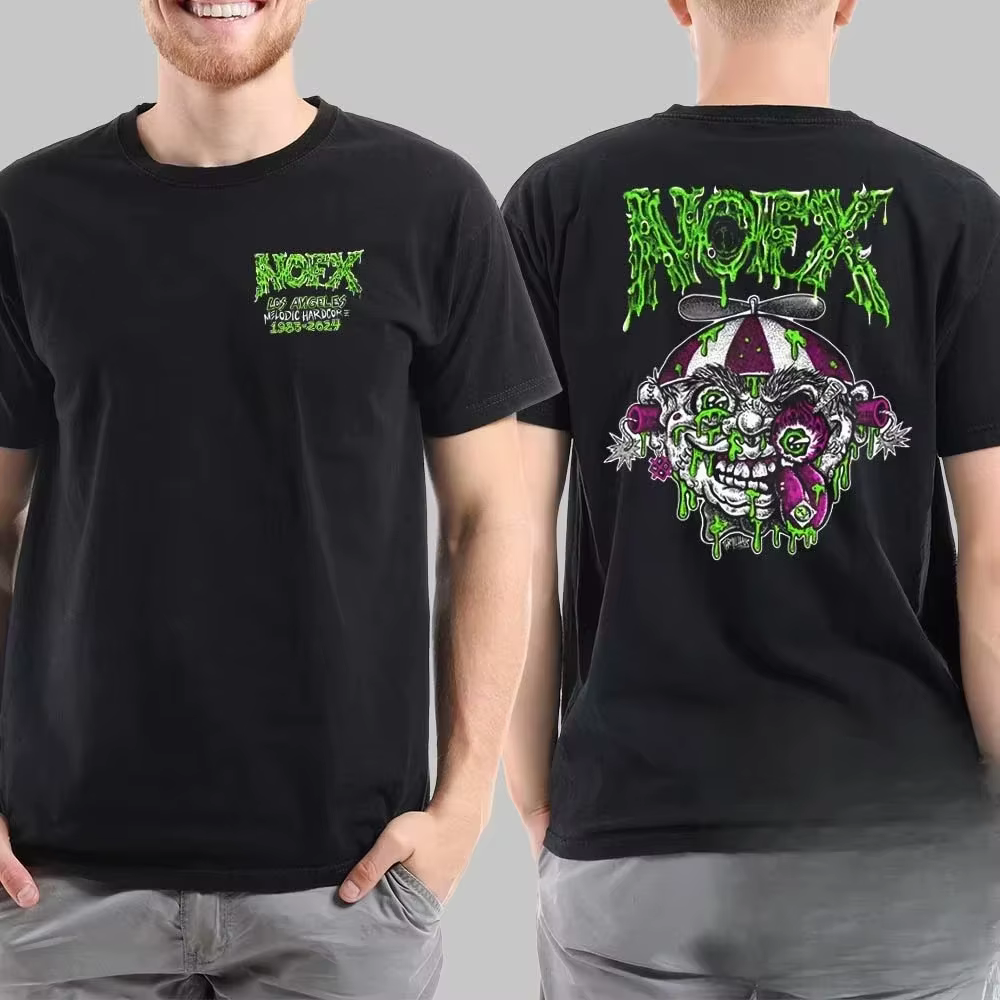 T-shirt NOFX Rock Band Graphic Essentials pour hommes et femmes