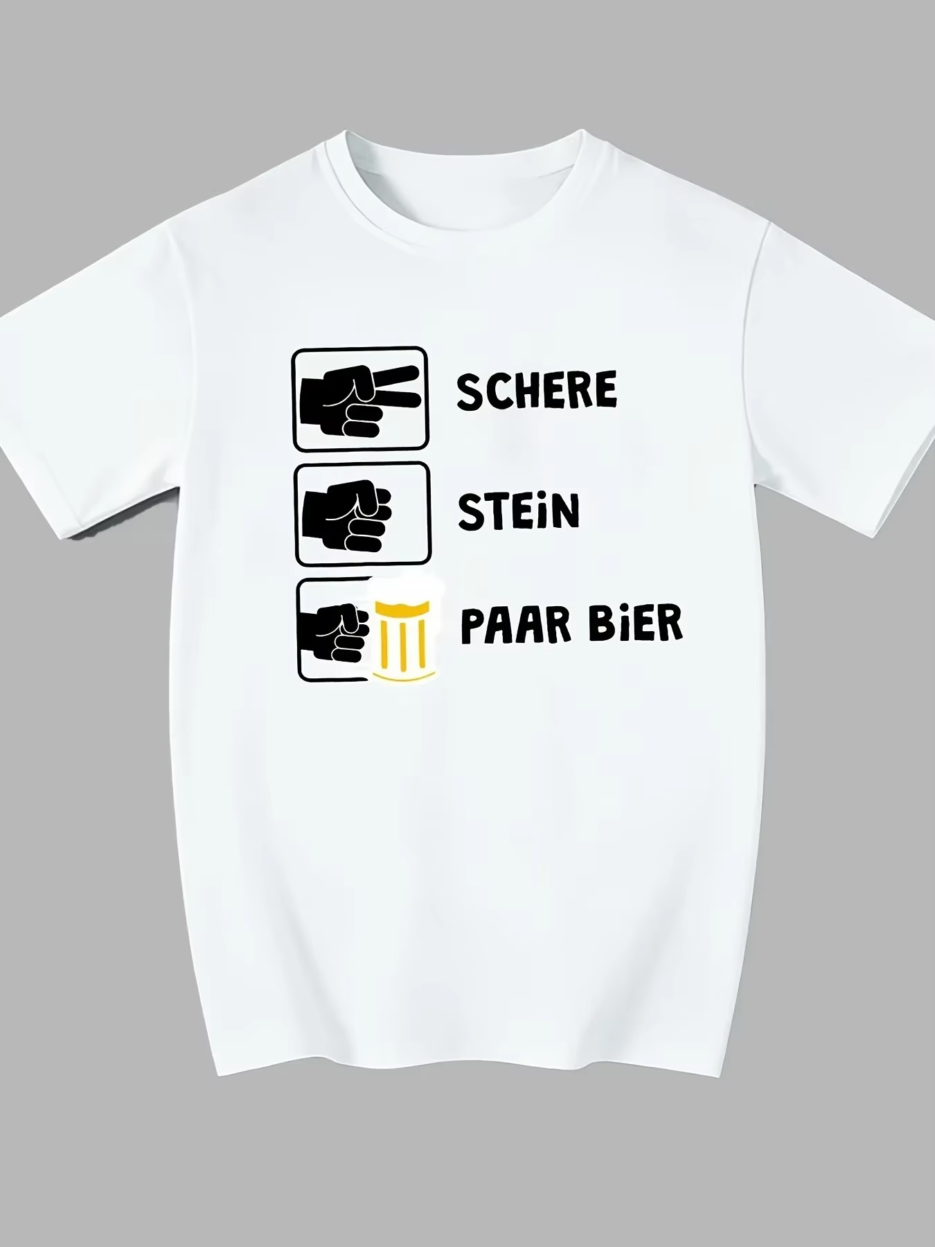 T-shirt humoristique en coton 100% pour hommes