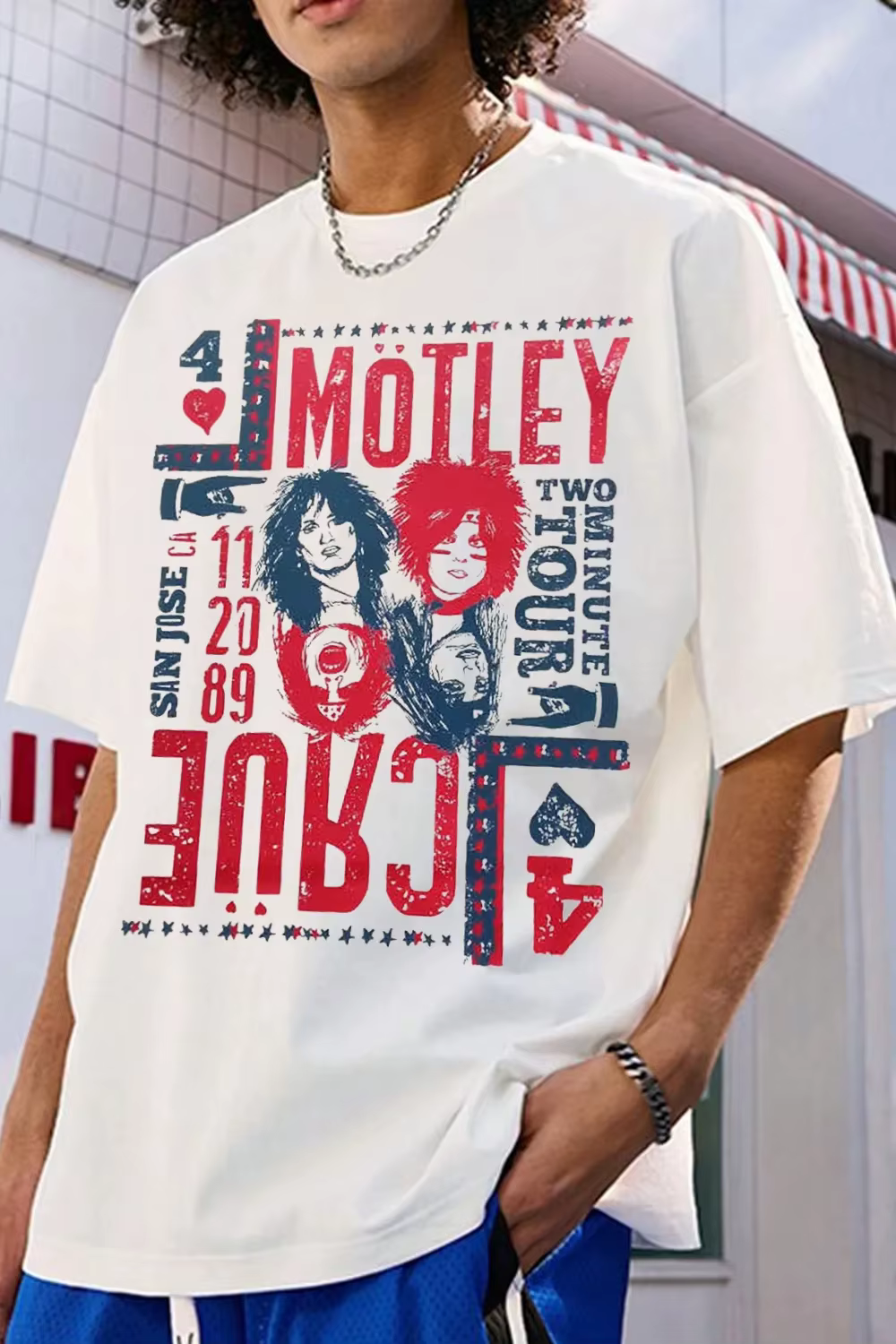 Nouveau T-shirt graphique Motley Crue 2026 pour hommes et femmes