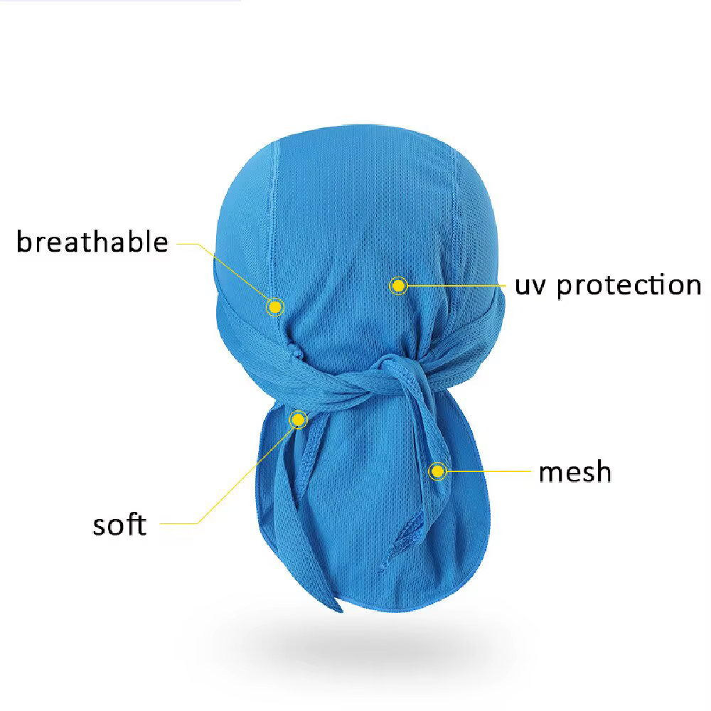 Bandeau de vélo casquette anti-transpiration foulard de cyclisme chapeau de protection solaire à séchage rapide foulard pour cyclisme en plein air Sport Bandana
