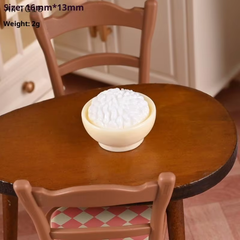 Plats chinois miniatures pour maison de poupée