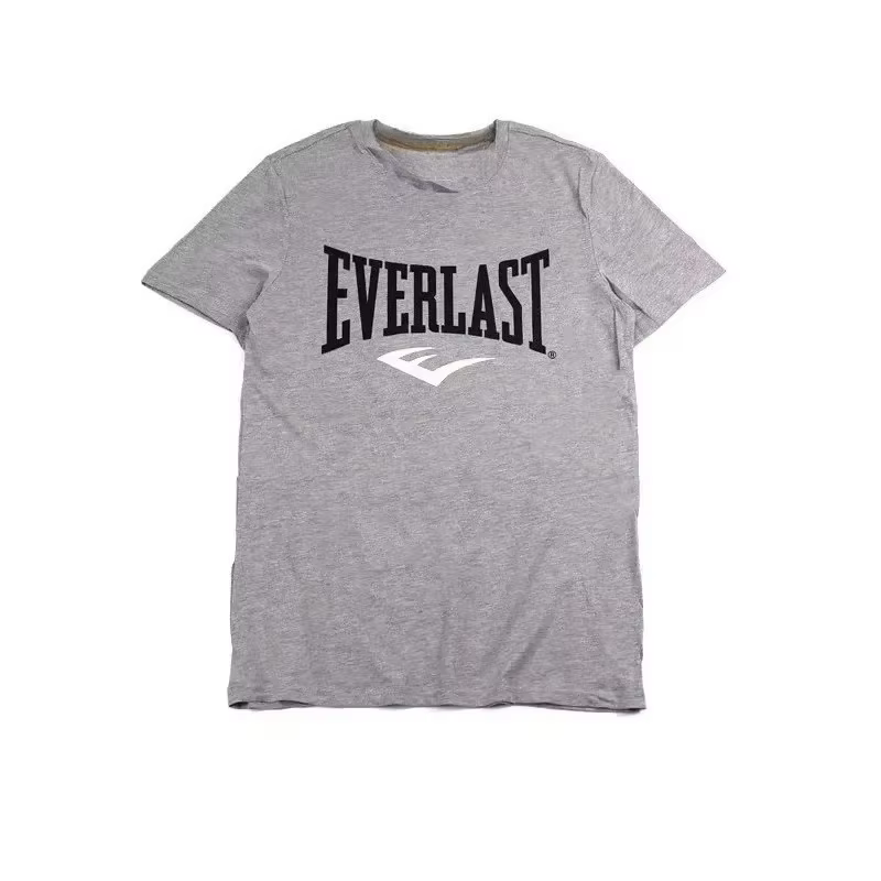 2025 nouveau EVERLAST t-shirt hommes boxe sport ample décontracté à manches courtes lettre imprimer unisexe jeunesse été Streetwear mode