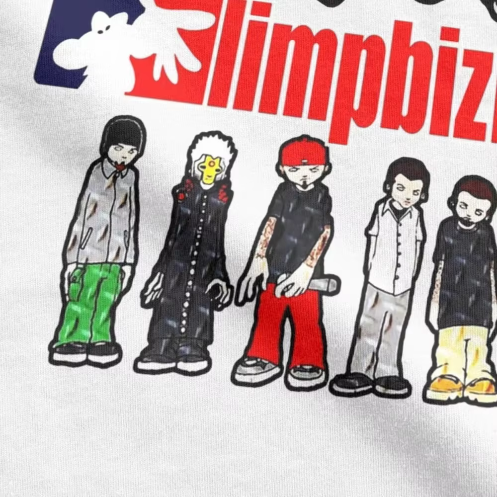 T-shirt imprimé Limp Bizkit pour hommes et femmes