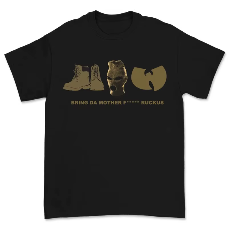 T-shirt décontracté du groupe de rap légendaire Wu-Tang Clan