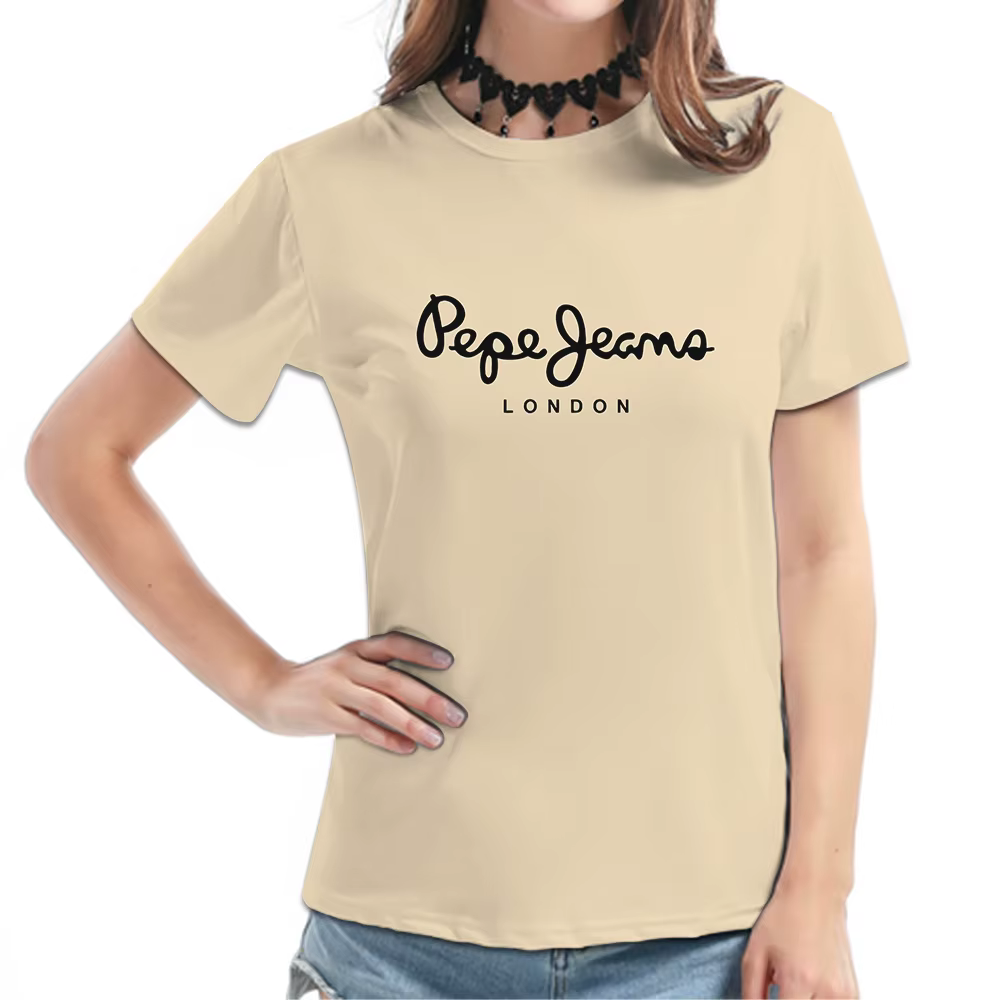 T-shirt à manches courtes bordeaux pour femme - Imprimé graphique typographique London Script
