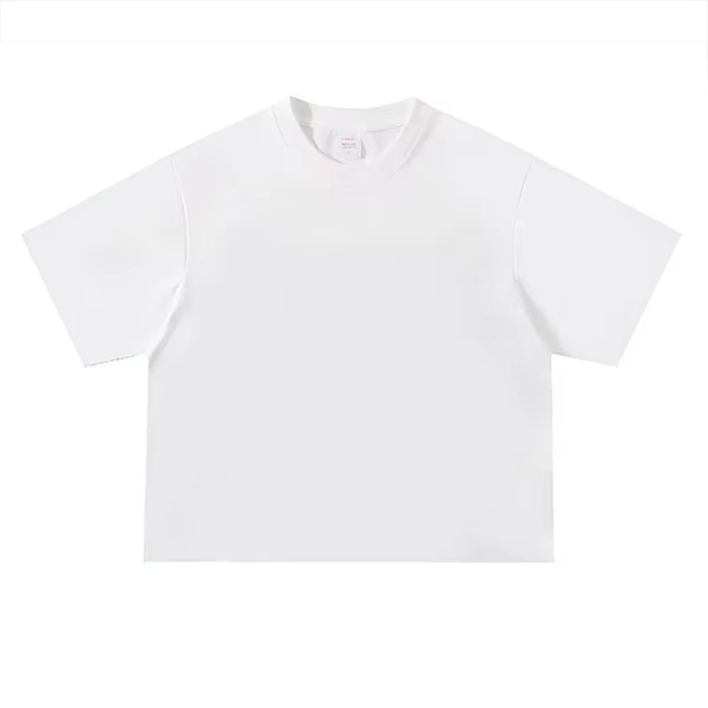 T-shirts de course à manches courtes à col rond et coupe ample pour hommes