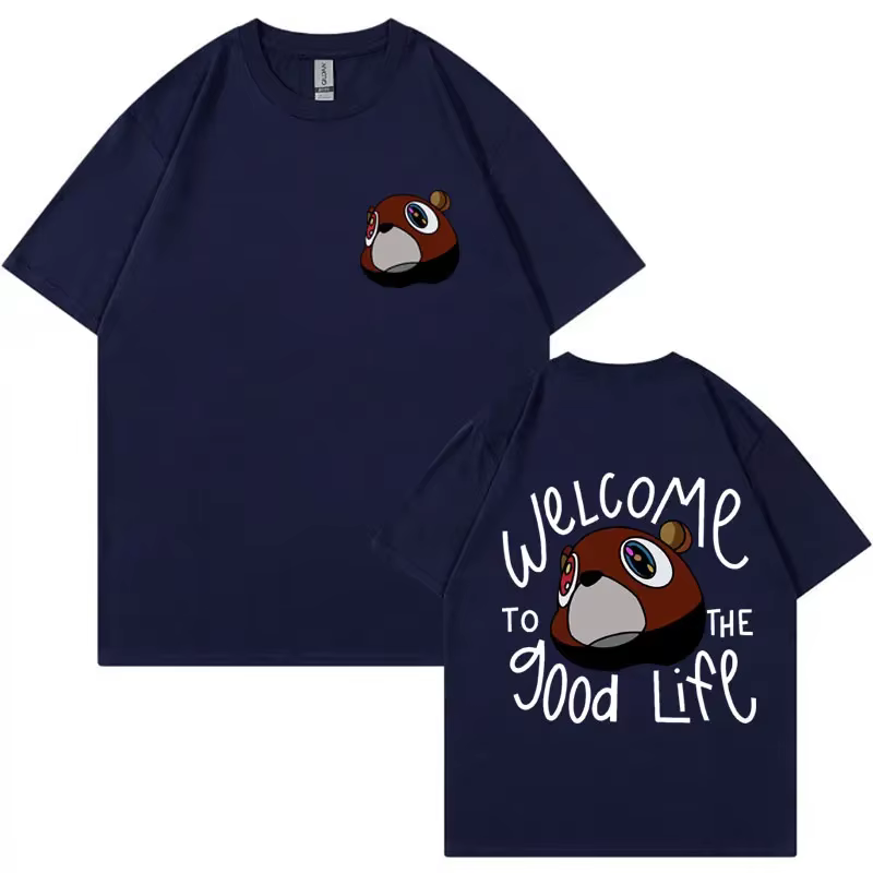 Kanye West Graduation Bea The Good Life T-shirt imprimé pour hommes et femmes