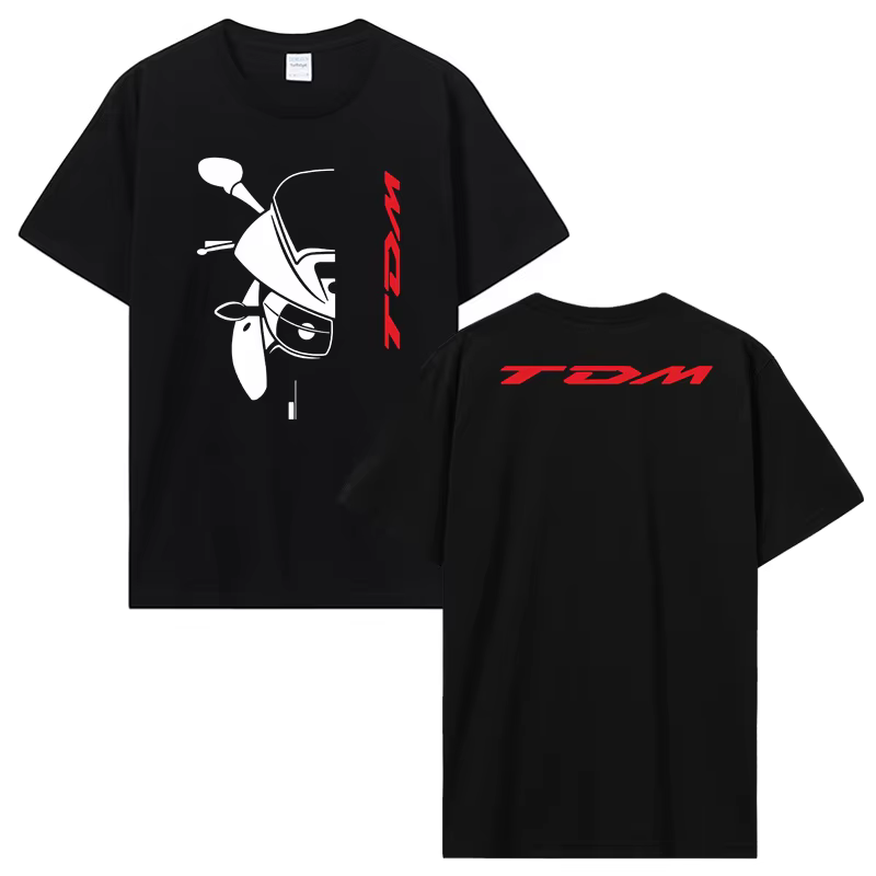 Double face Yama Tdm 900 voiture Auto T-Shirt vêtements pour hommes été décontracté col rond
