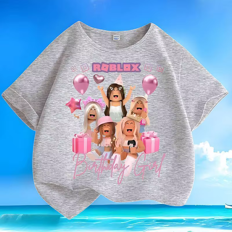 Roblox T-shirt à manches courtes pour garçons et filles