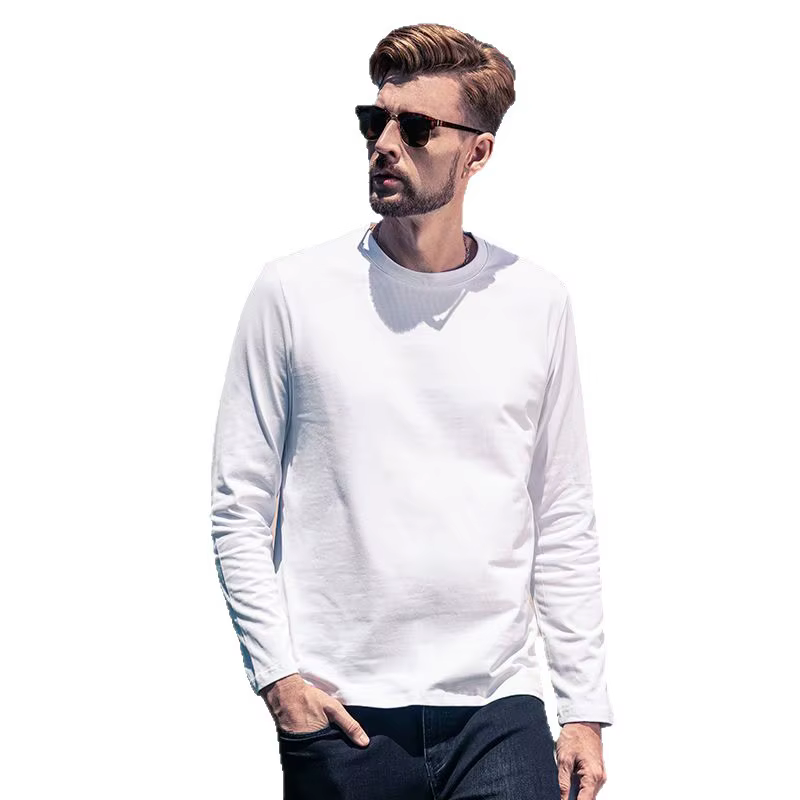 T-shirt épais à manches longues pour homme