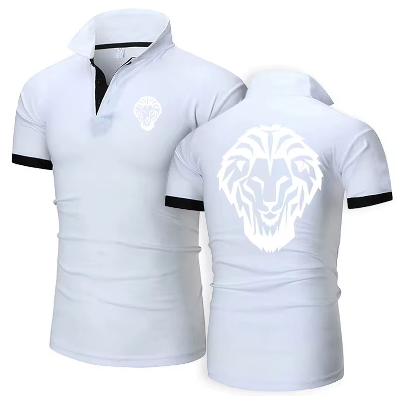 Leon Athletic Club de Bilbao hommes Polo à manches courtes décontracté été offre spéciale respirant couleur unie polos hauts S-8XL