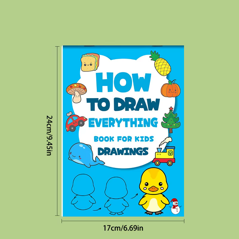 Livre de dessin facile à réaliser étape par étape pour enfants
