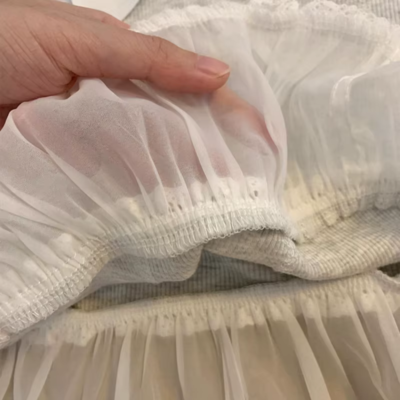 Kawaii débardeur femmes blanc dentelle Camisole Sexy Chic