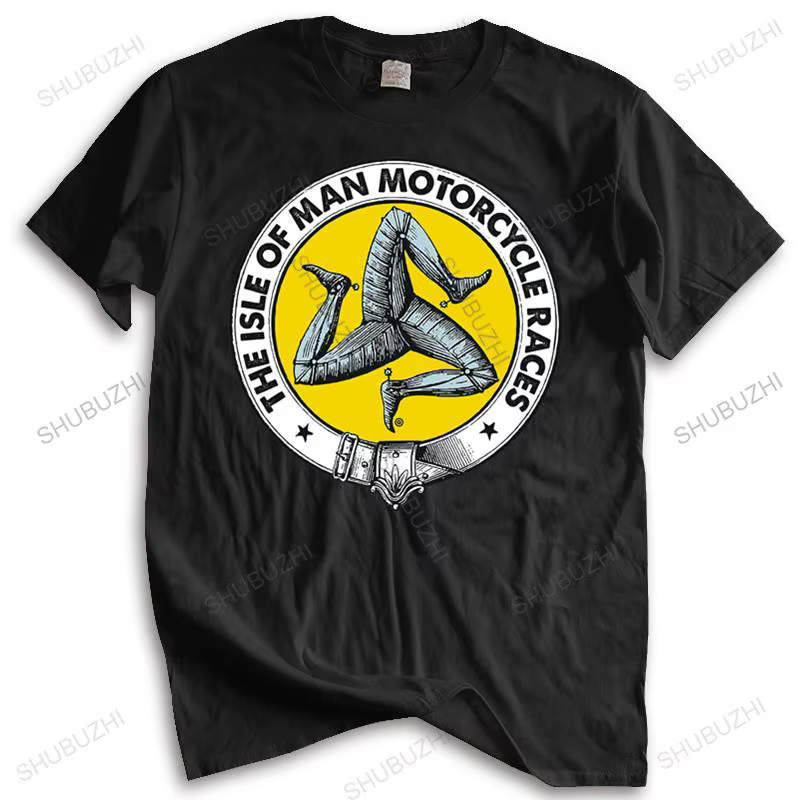 Nouveau arrivé hommes T-shirt style d'été col rond hommes T-shirt île de homme moto hommes T-shirt taille européenne TOPS
