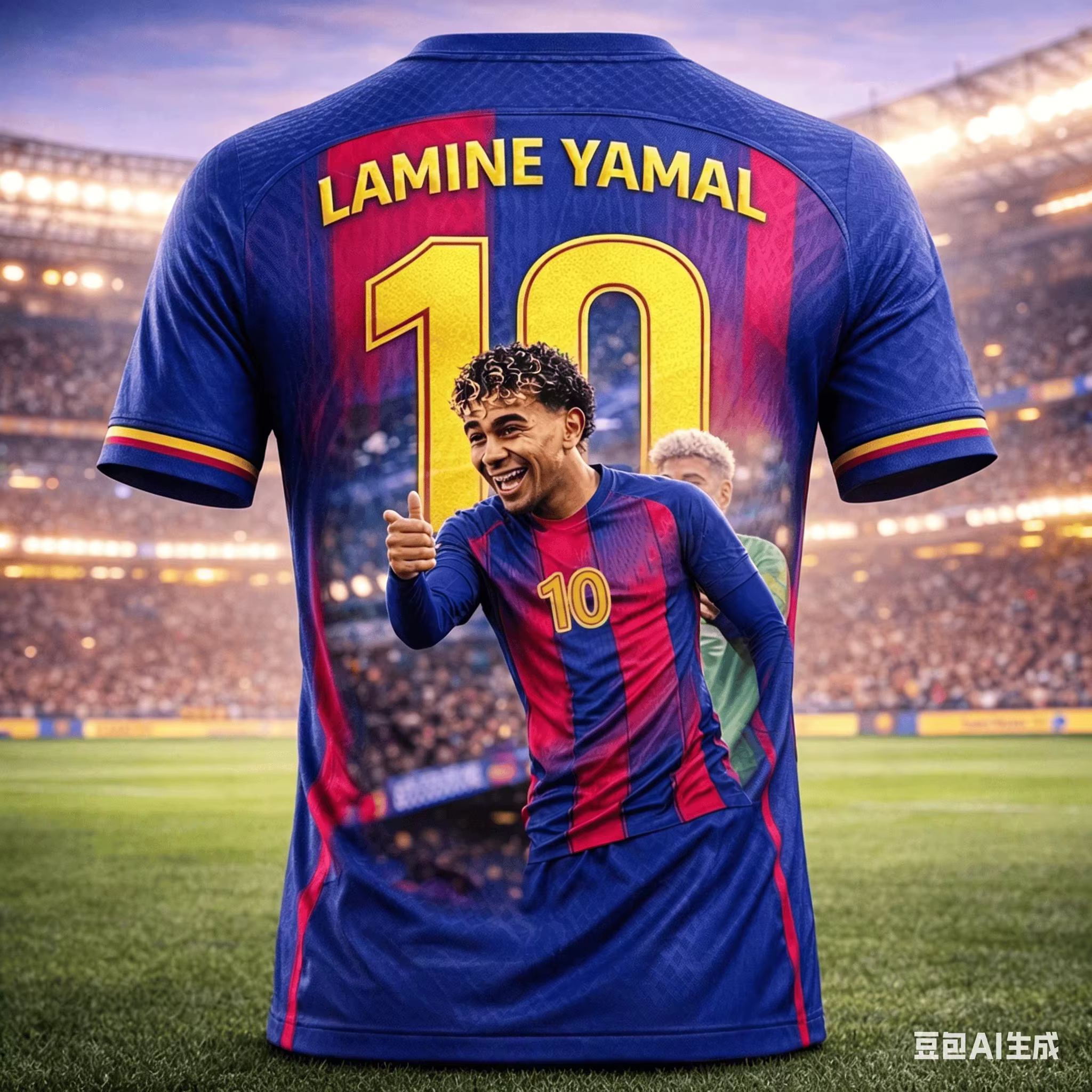 # 10 T-shirts de football du FC Barcelone, pour hommes et femmes, rouge et bleu, à manches courtes, décontractés, pour fans de football, streetwear