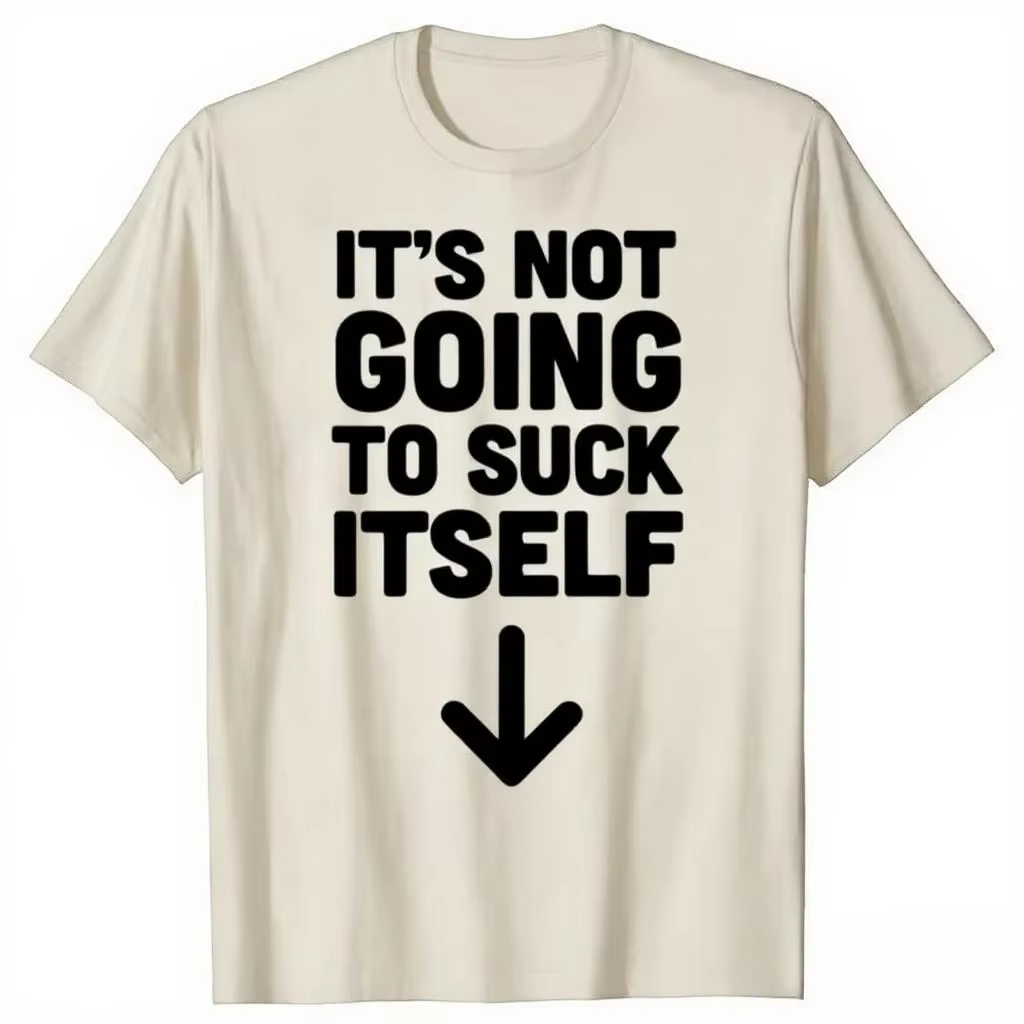 C'est intéressant que ça n'arrive pas à lui-même : T-shirt humoristique pour adultes
