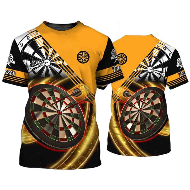 T-shirt Dart League pour hommes et femmes